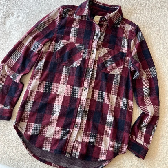 NWT Casa Cabana Sienna Plaid Shirt XS - Picture 4 of 13